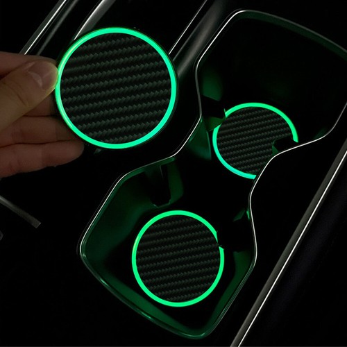 Glowing dark car cup - glowing,